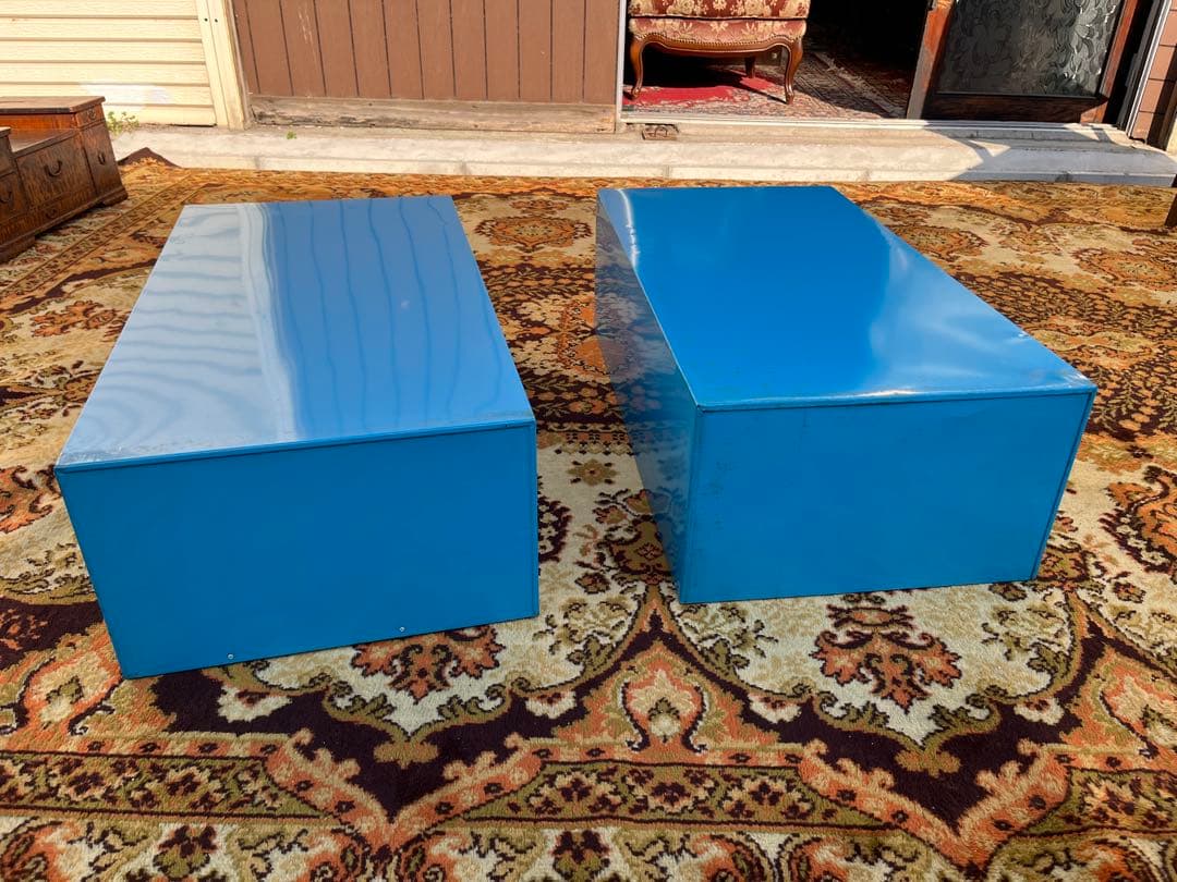 スチール 押入れ 収納ケース セット 昭和レトロ 当時物 レトロポップ 花柄