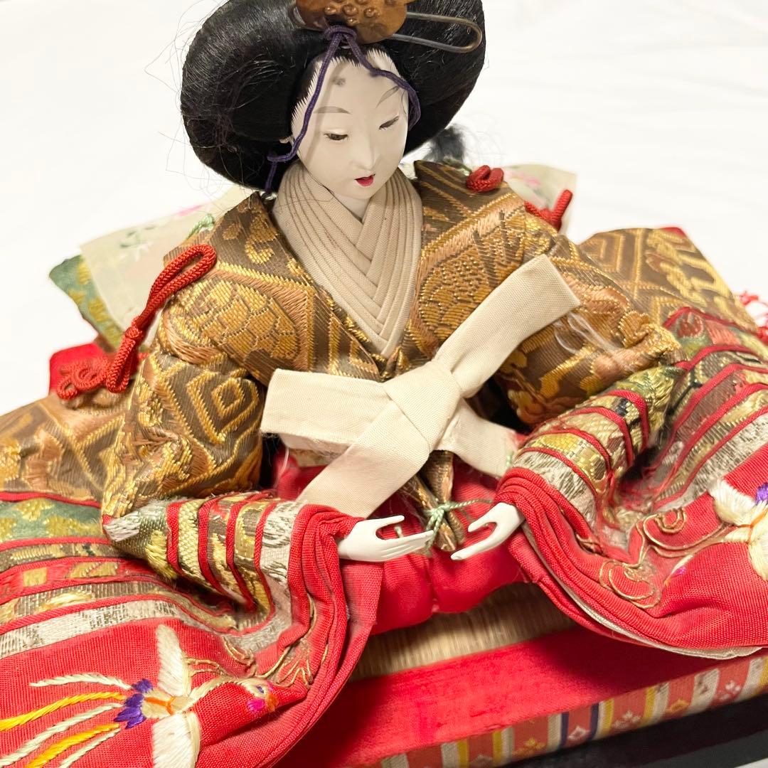 【骨董・アンティーク】親王飾り 雛人形 お内裏様 お雛様 小道具 台座 桃の節句