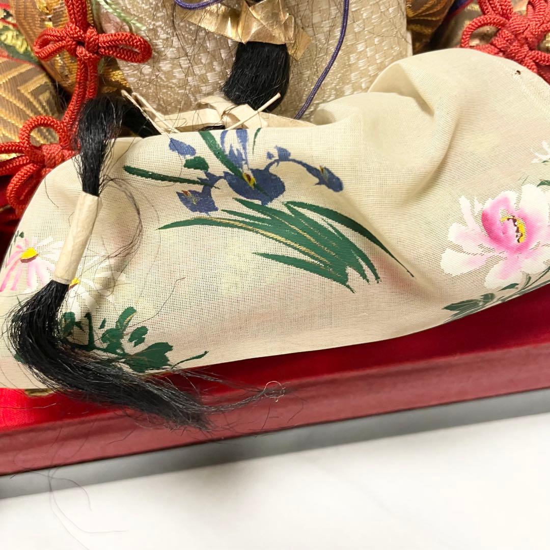 【骨董・アンティーク】親王飾り 雛人形 お内裏様 お雛様 小道具 台座 桃の節句