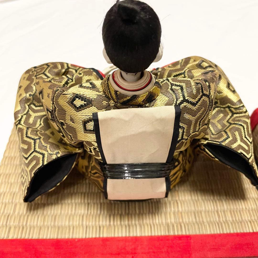 【骨董・アンティーク】親王飾り 雛人形 お内裏様 お雛様 小道具 台座 桃の節句