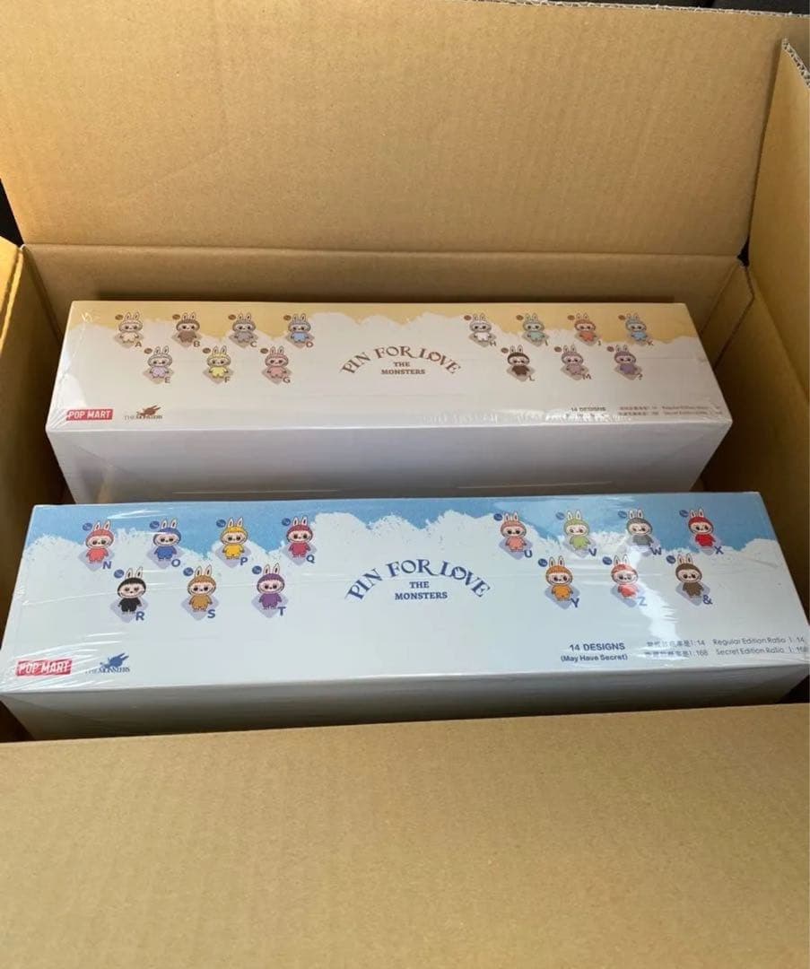 正規品・新品未開封　ラブブ PIN FOR LOVE アソートボックス2箱セット