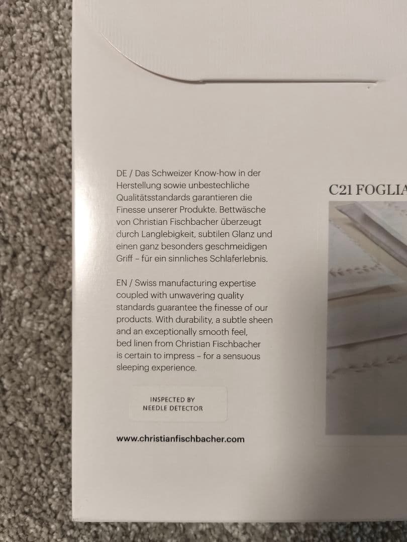 Christian Fischbacher FOGLIA C21シーツ ダブル