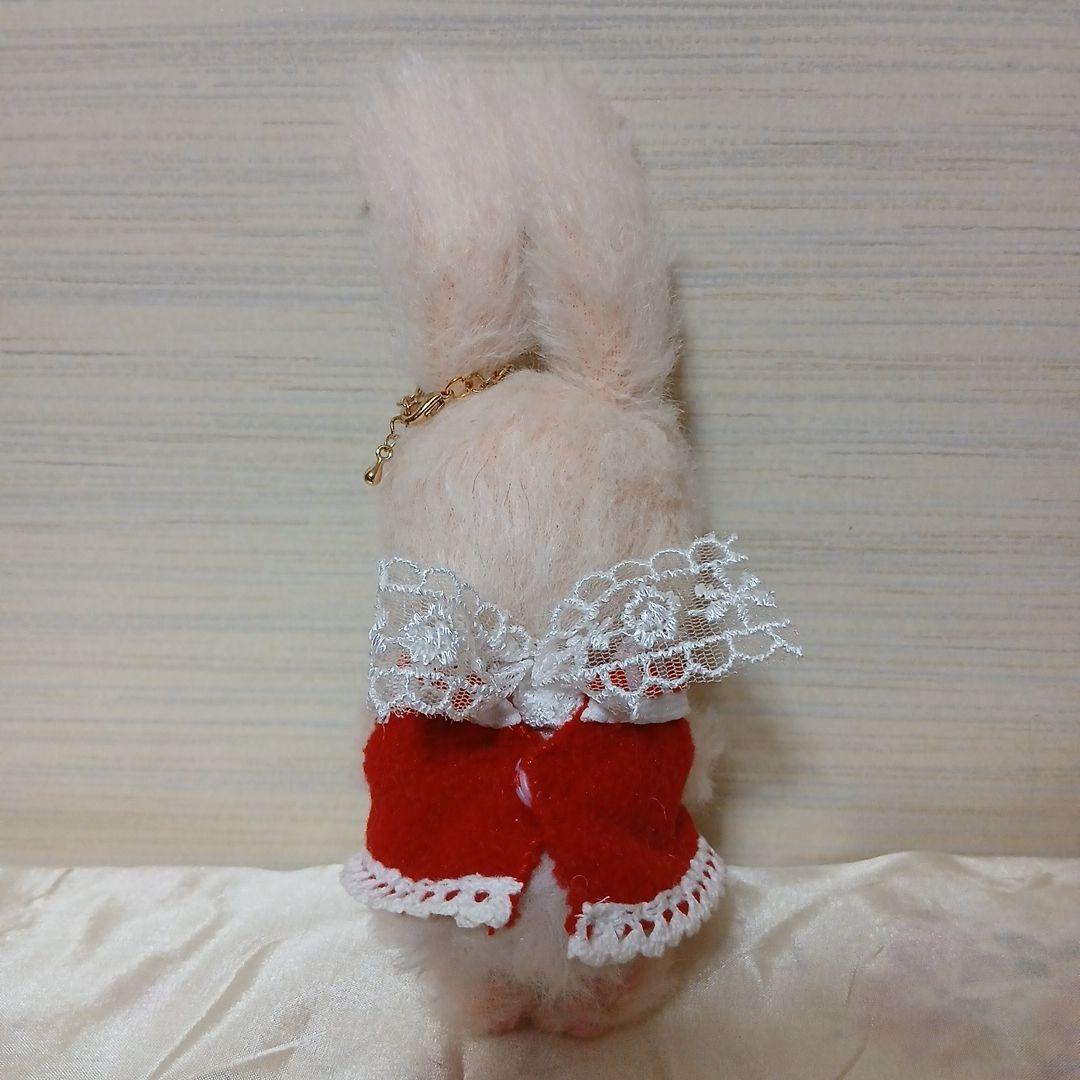 作家様　薔薇チャーム付き　うさぎ　ぬいぐるみ