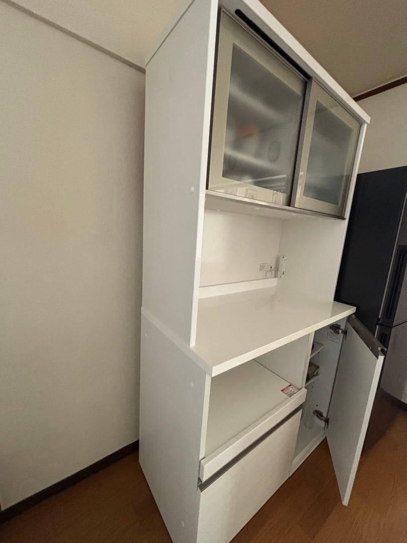 ニトリ 食器棚 キッチンボード リガーレ 幅101cm