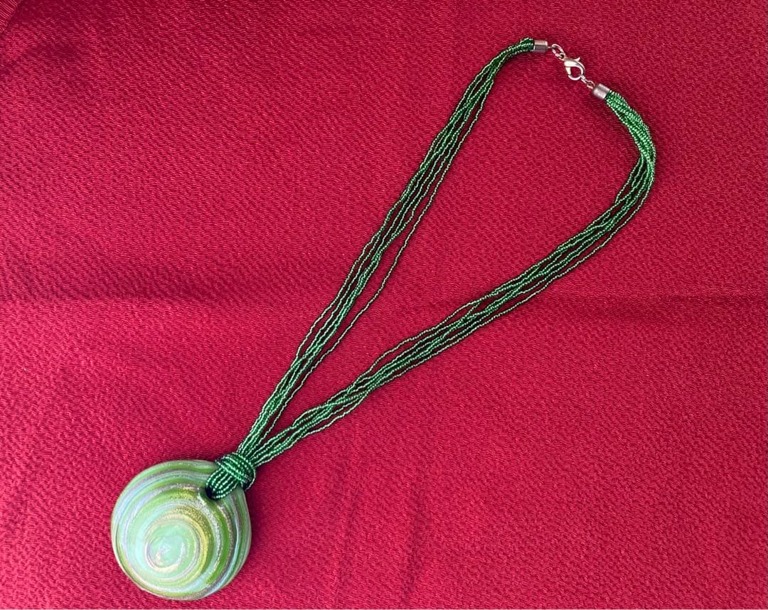 イタリアMURANO GLASS ペンダント【未使用】