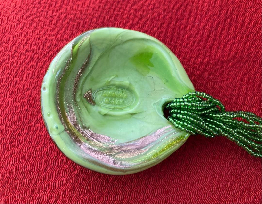 イタリアMURANO GLASS ペンダント【未使用】
