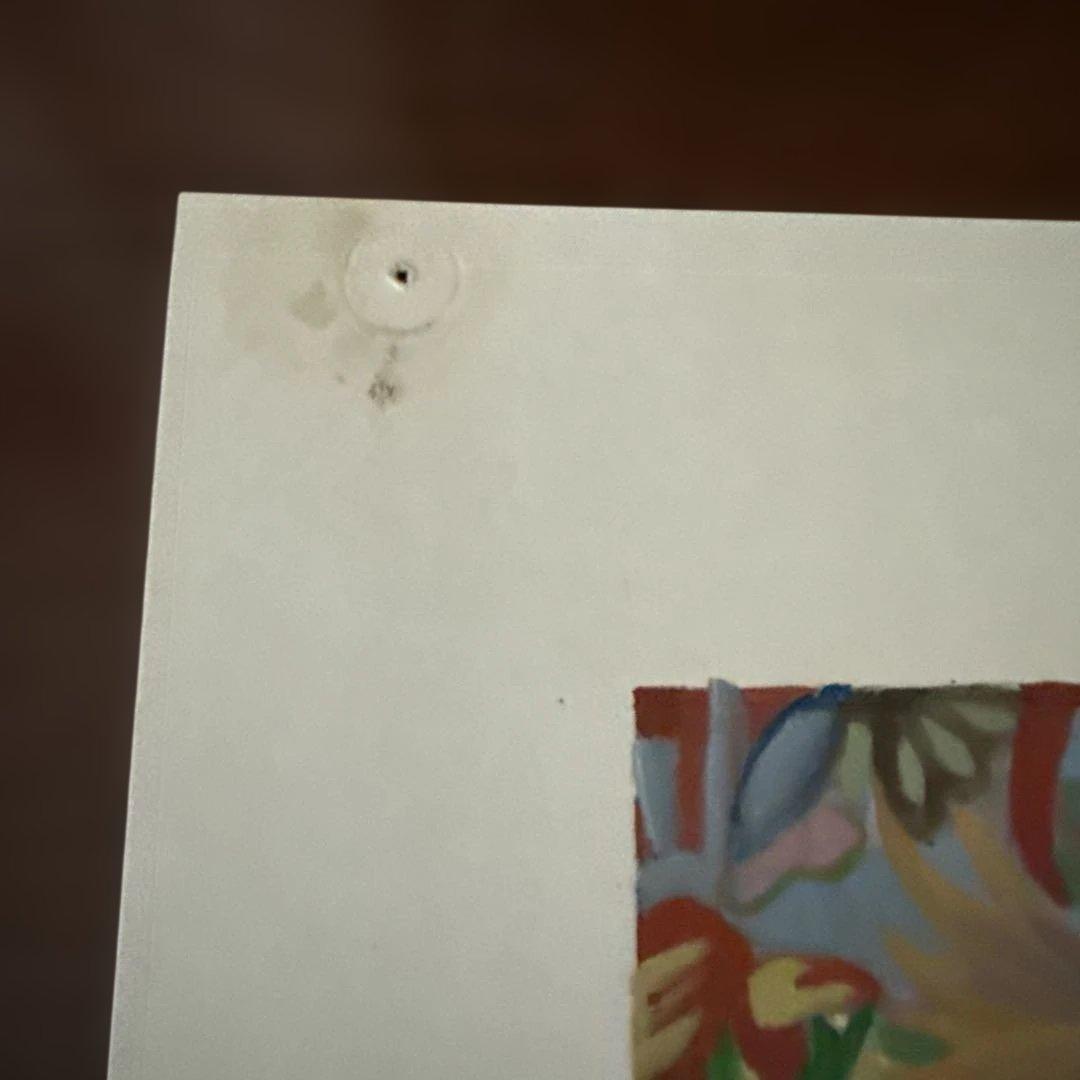 ジミー大西　虎　2003年3月　手描き　表裏サイン入り　額付き