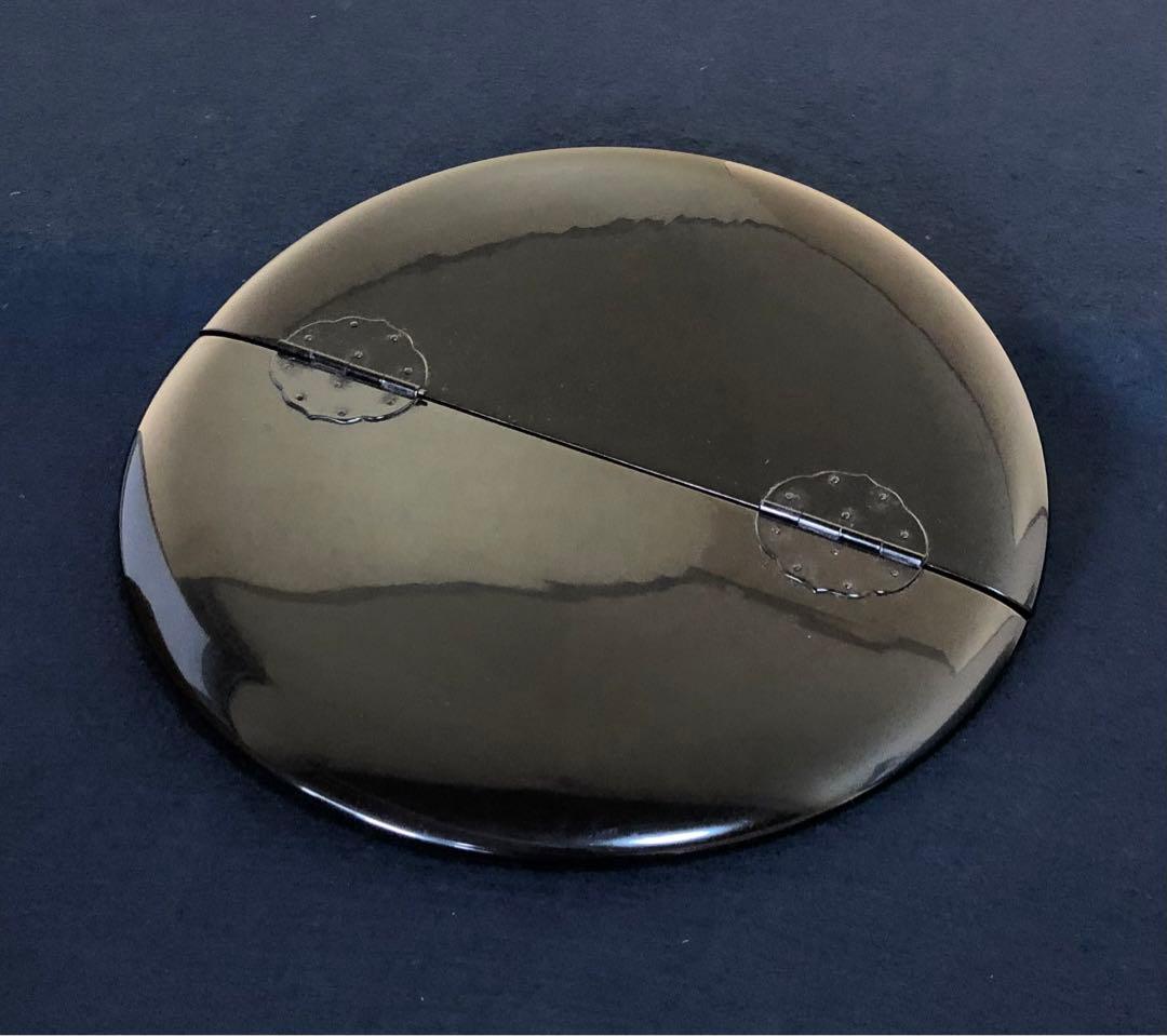 《R》茶道具 青白磁 平水指 塗蓋付 林耕造 共布 共箱 260221け5