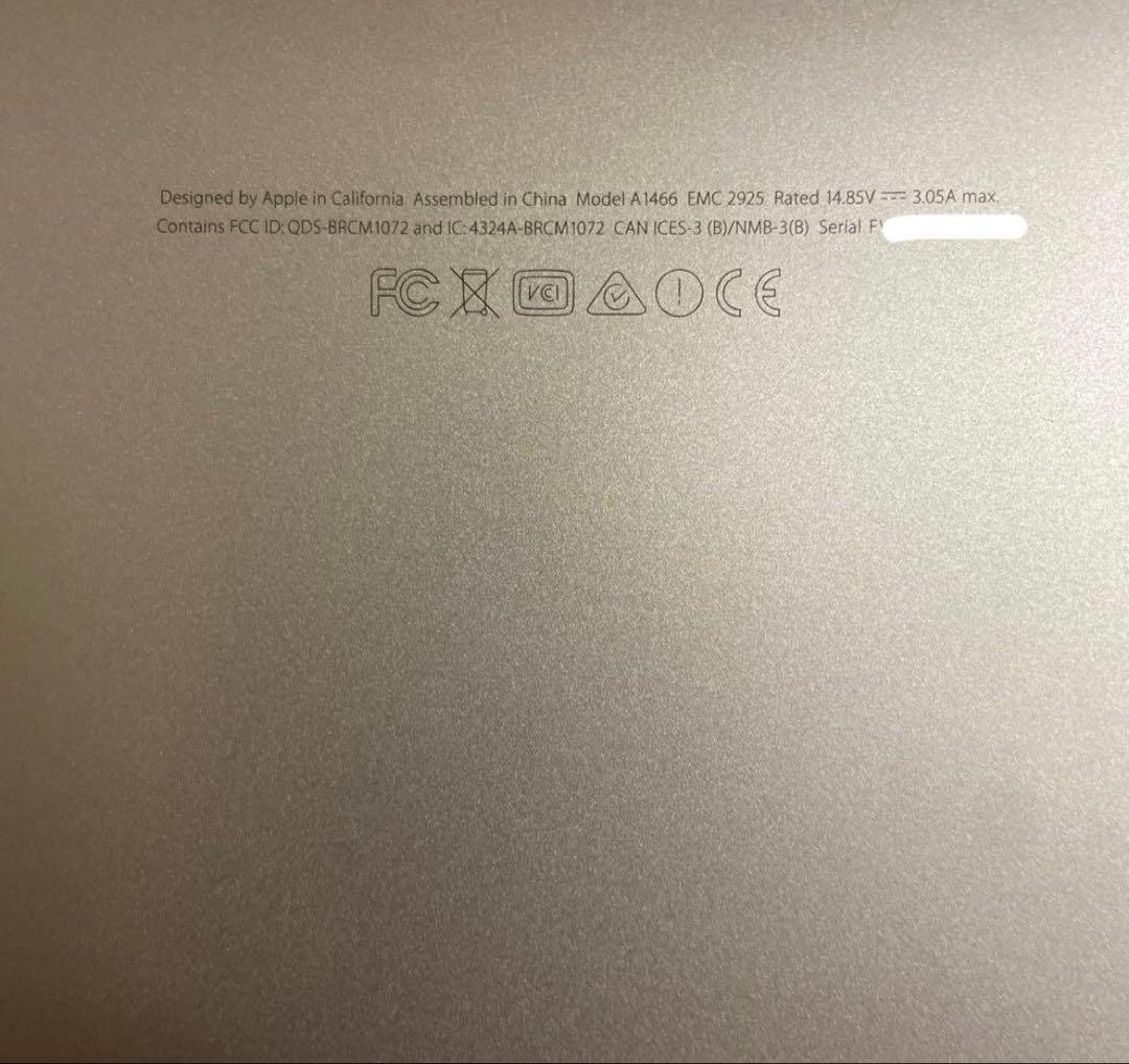 MacBook Air 13インチ 2015 / Core i5 / 128GB