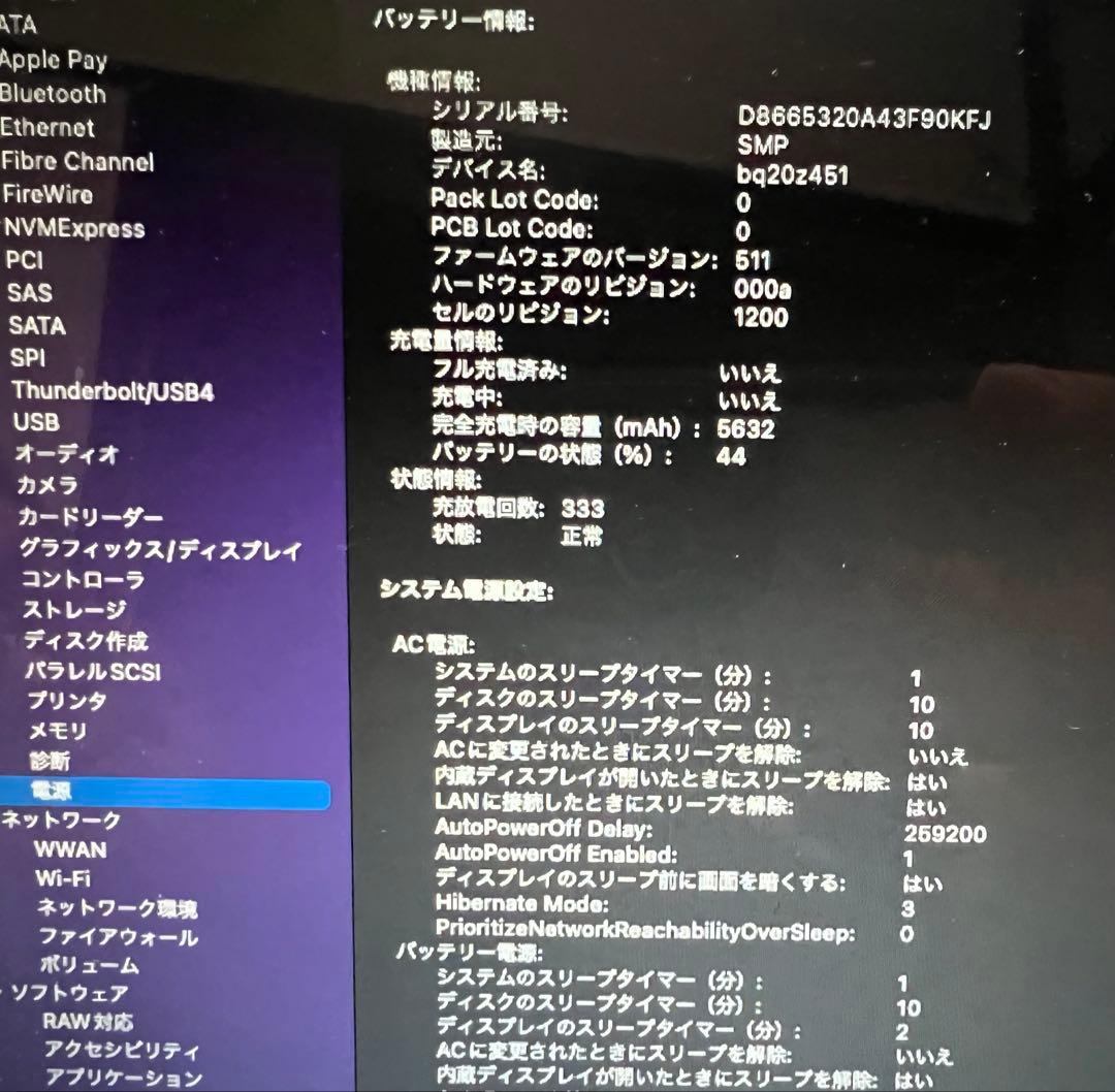 MacBook Air 13インチ 2015 / Core i5 / 128GB