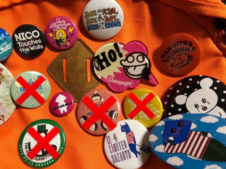 バンド 缶バッジ 各種