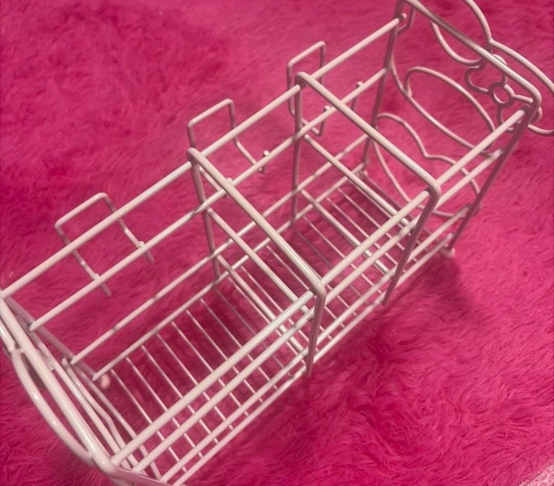 マイメロ♡ヘアアイロンドライヤー収納ラック