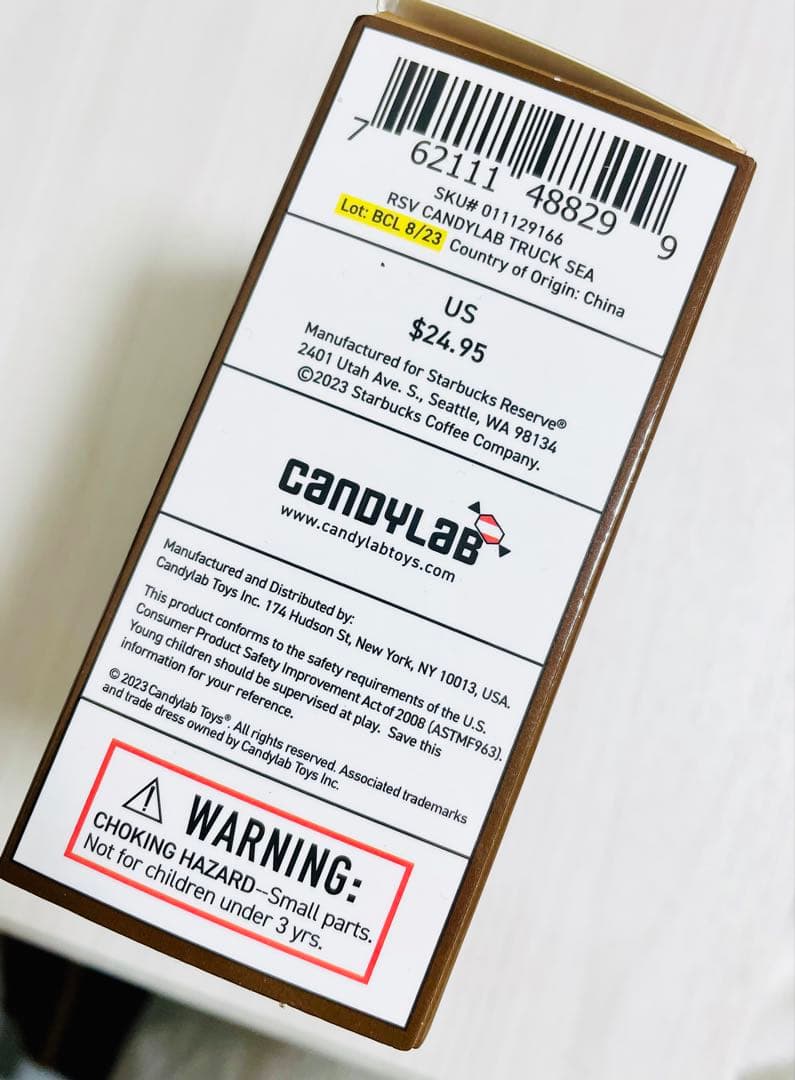 スタバ　CANDYLAB CANDYCAR スターバックスミニカー　シアトル