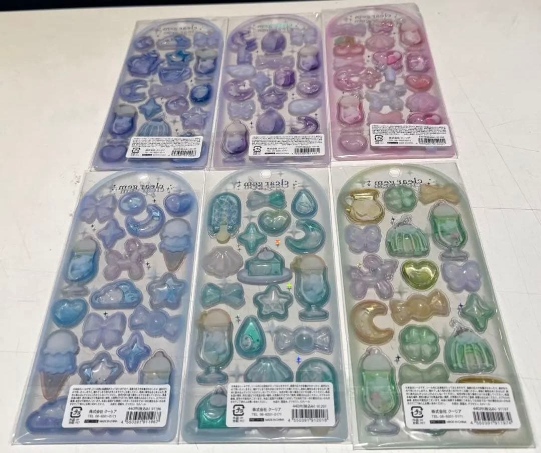クリアジェムステッカー　clear jem sticker クーリア　正規品