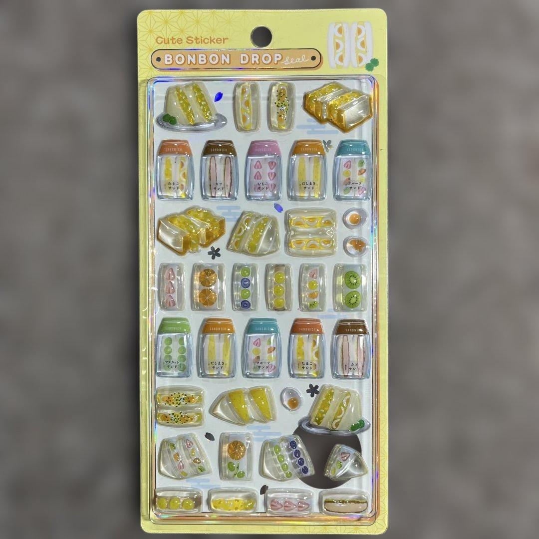 正規品 ボンボンドロップシール和柄 5枚セット