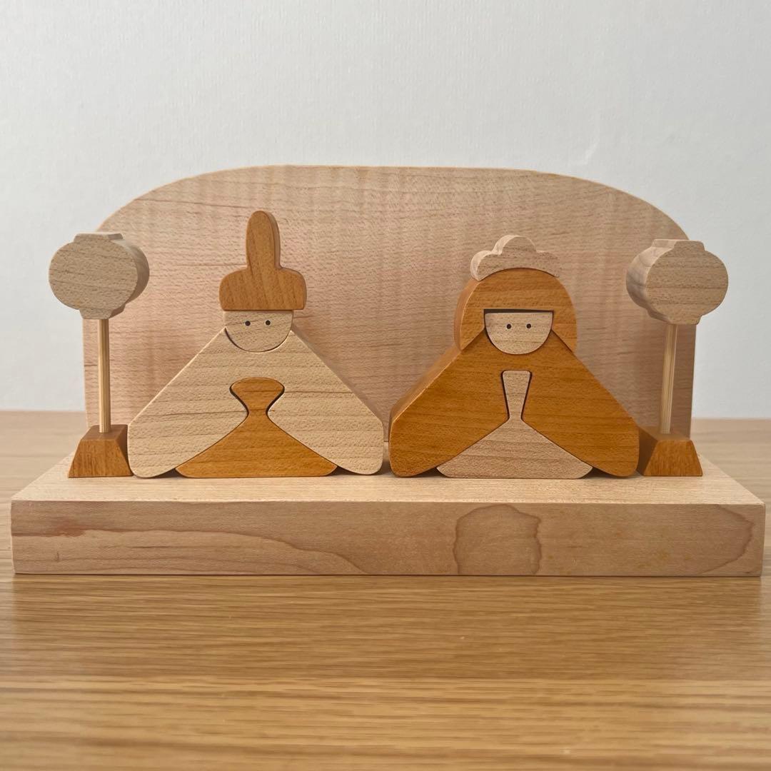 islesign SEKKU 組み木のお雛様 - 葵 aoi-