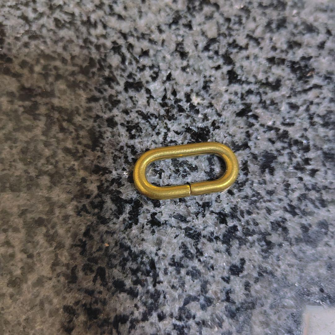 ミドルサイズ トラッカーウォレット 黒×アンバー 手染め