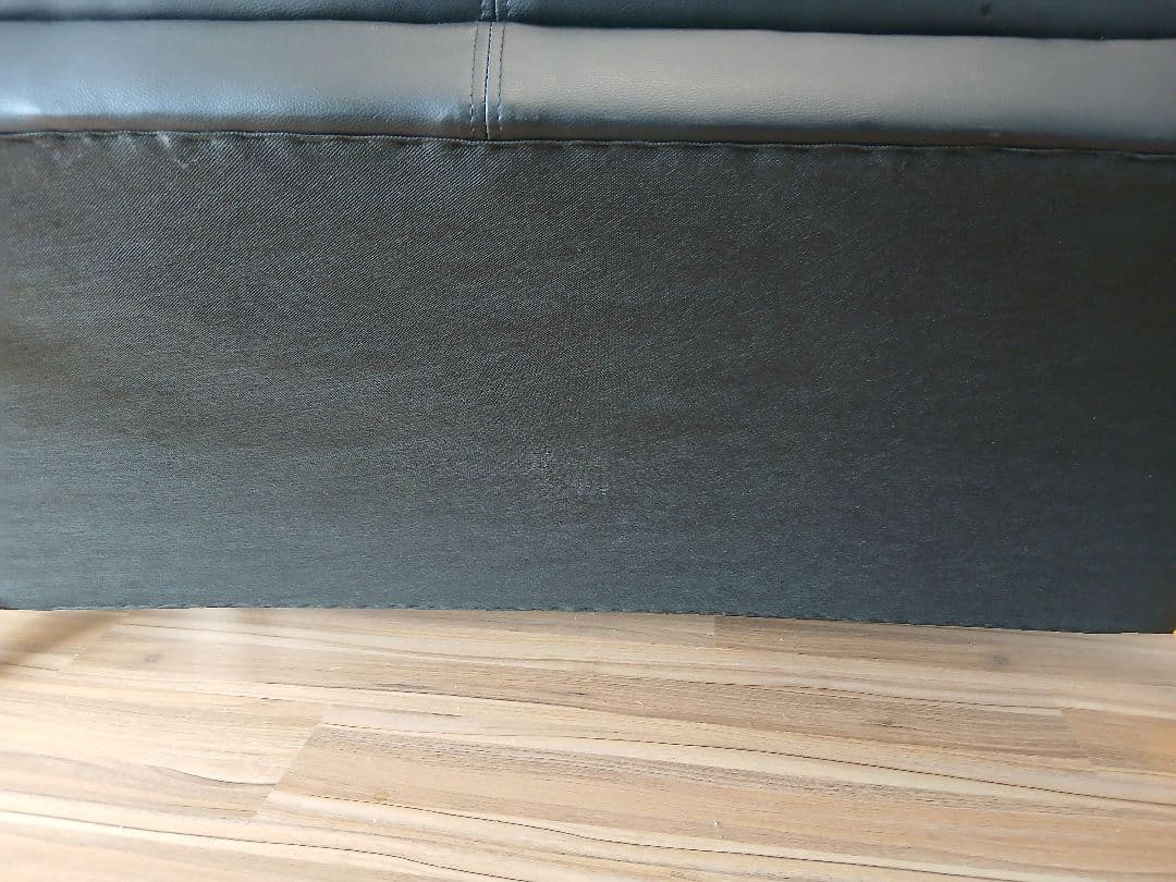 着払い♡NAFCO☆ブラック 2人掛けソファ 183cm