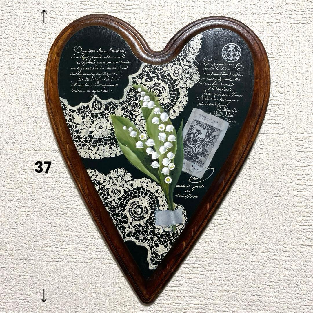 トールペイント作品　レース&鈴蘭