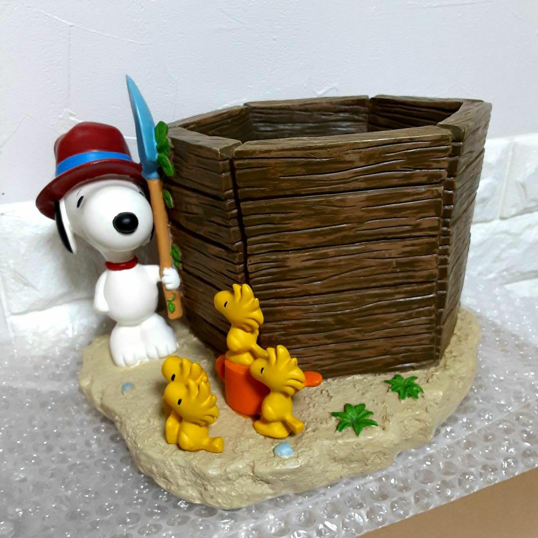 Luna 加藤工芸 陶器 スヌーピー SNOOPY プランター 鉢