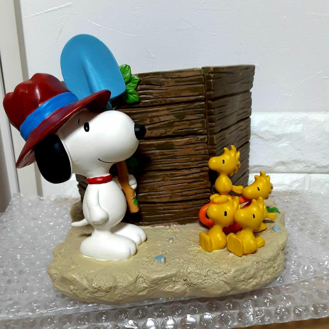 Luna 加藤工芸 陶器 スヌーピー SNOOPY プランター 鉢
