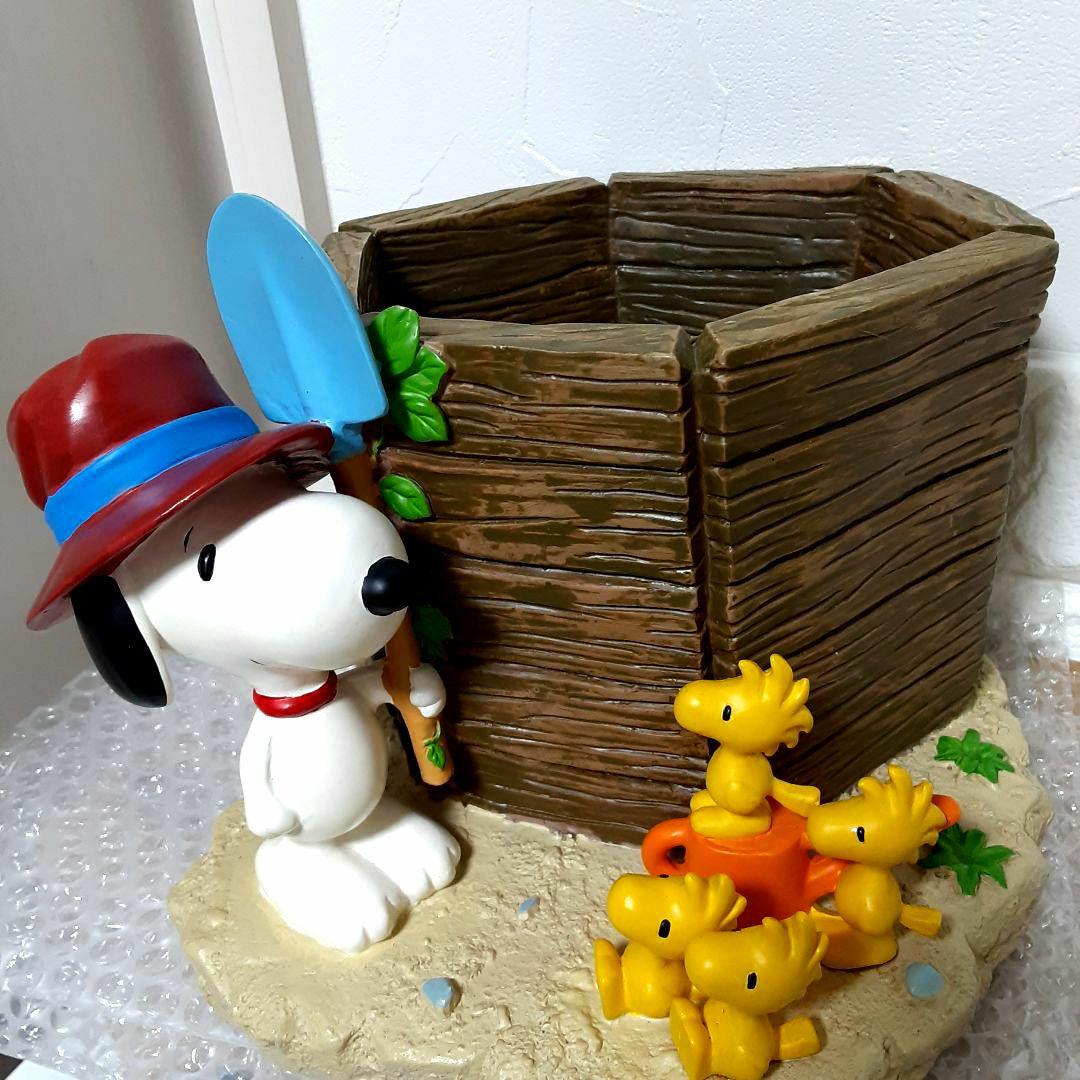 Luna 加藤工芸 陶器 スヌーピー SNOOPY プランター 鉢