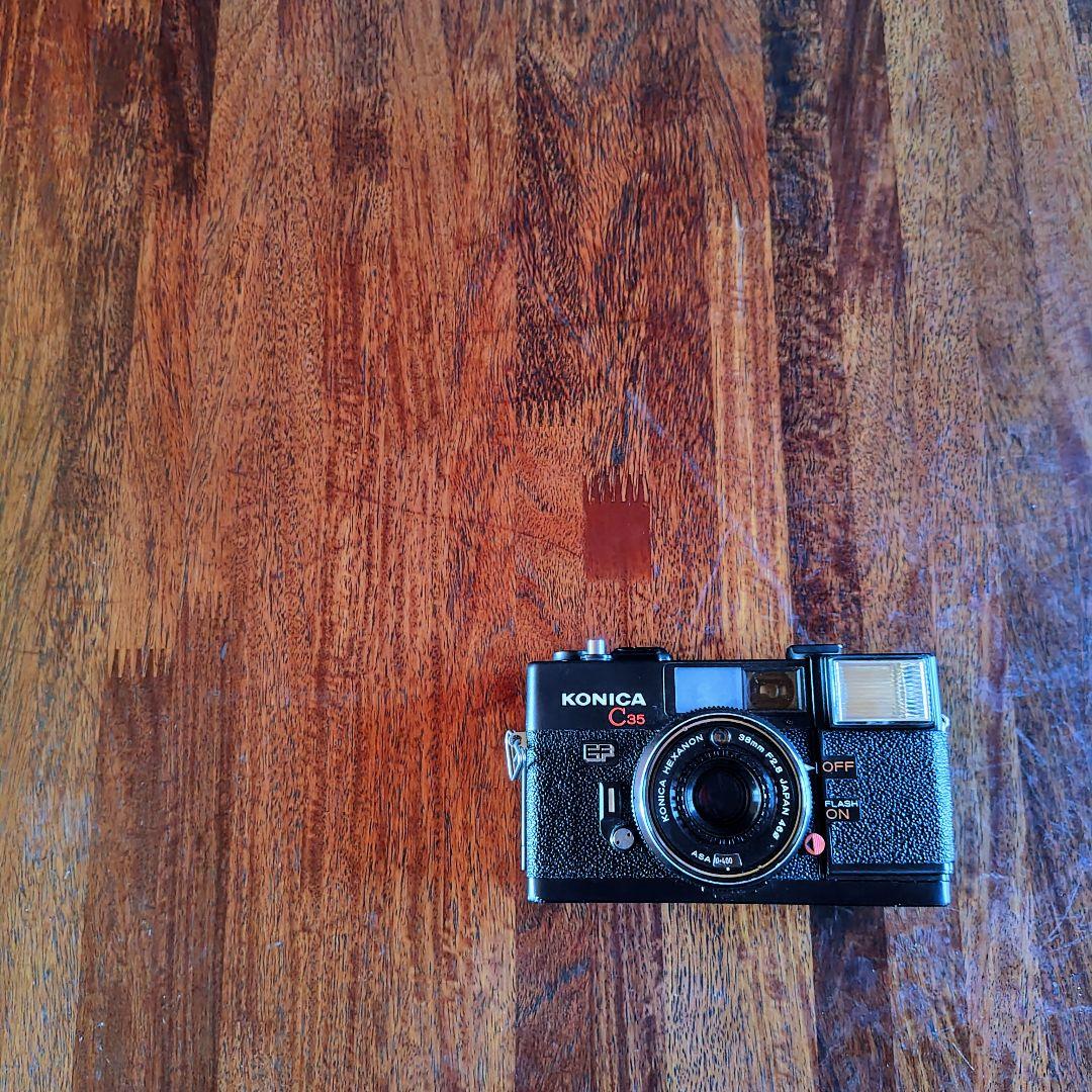 コニカ C35 EF 動作品！ Konica C35 EF フィルムカメラ
