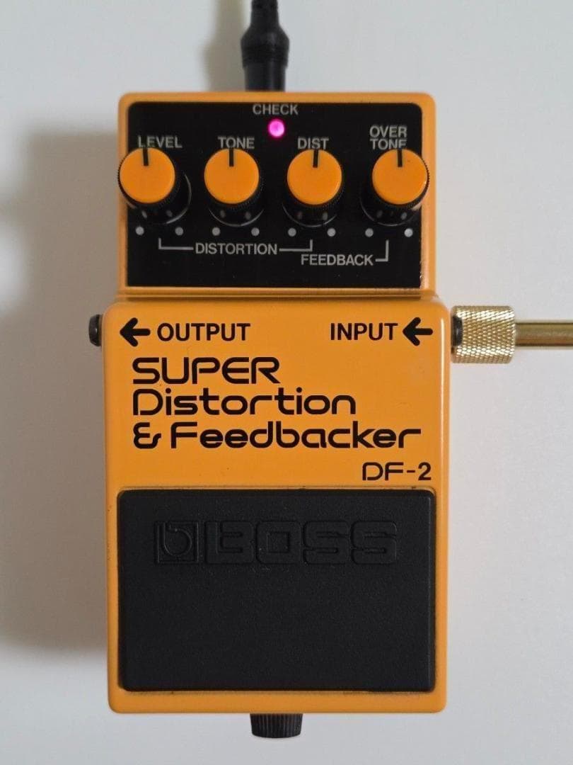 BOSS DF-2 初期 SUPER Distortion表記
