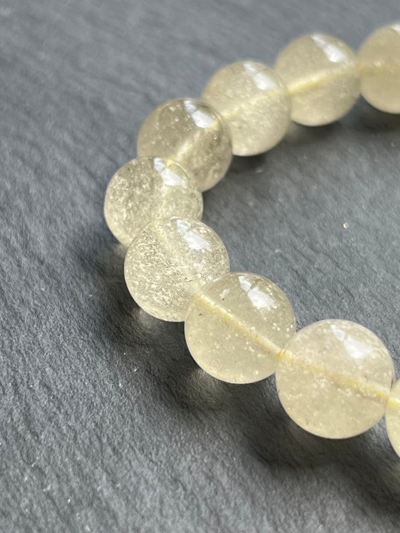 リビアングラス　9.9〜10.1㎜　ブレスレット　B