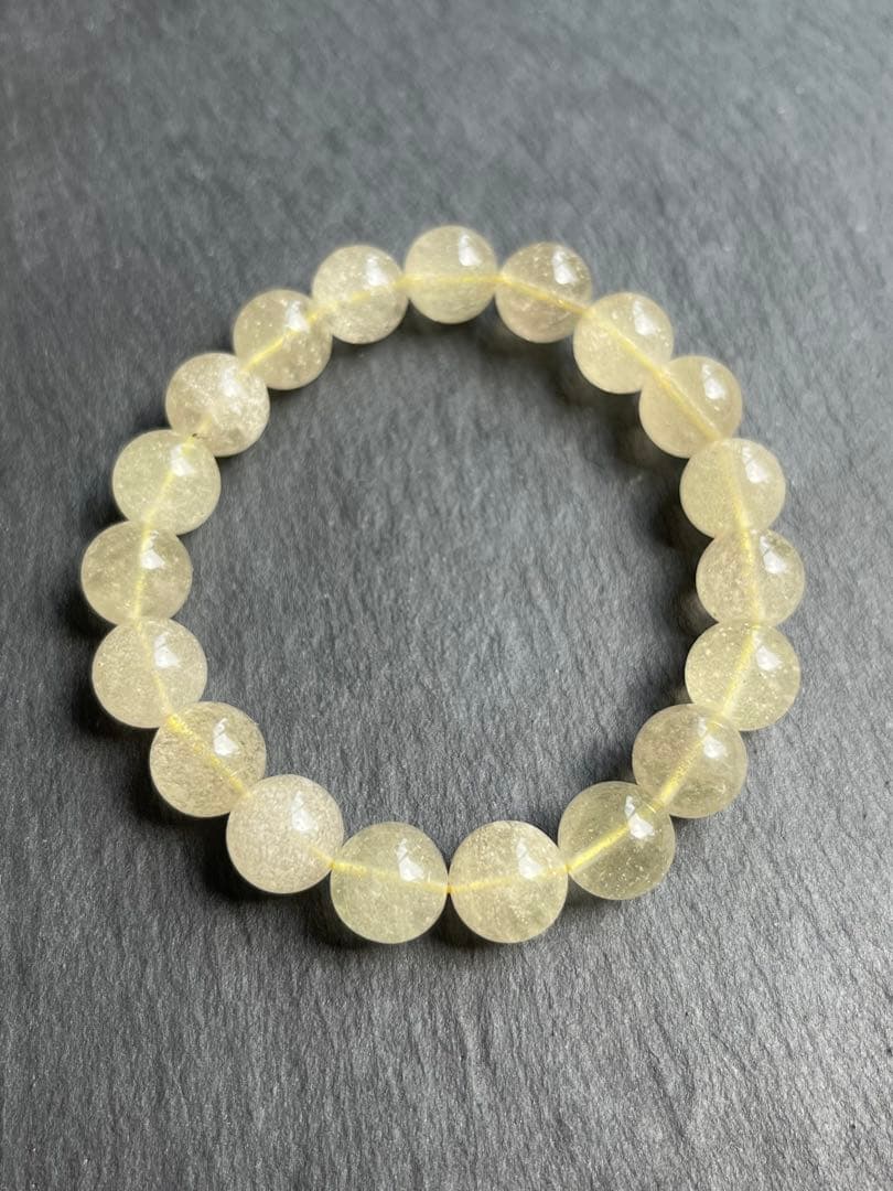 リビアングラス　9.9〜10.1㎜　ブレスレット　B