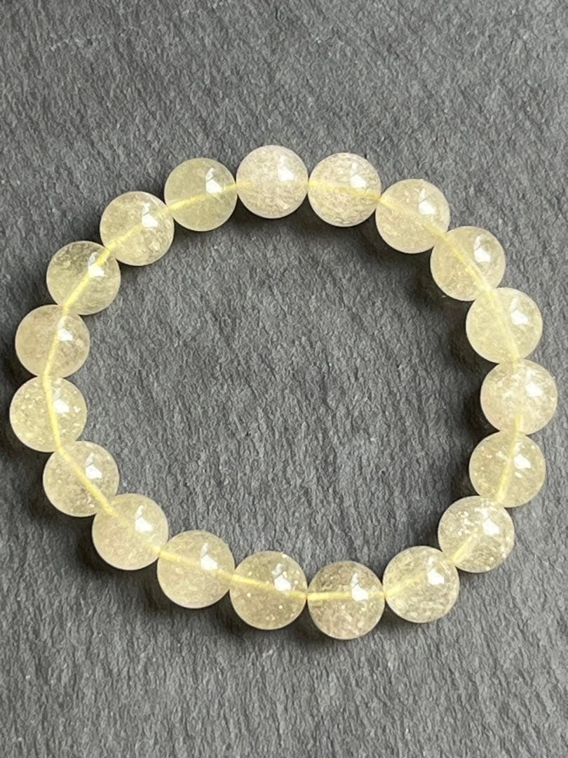 リビアングラス　9.9〜10.1㎜　ブレスレット　B