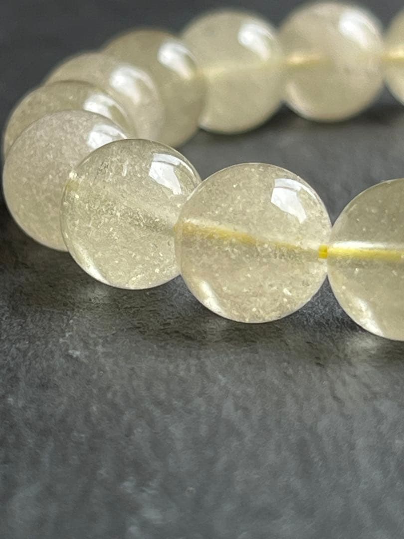 リビアングラス　9.9〜10.1㎜　ブレスレット　B