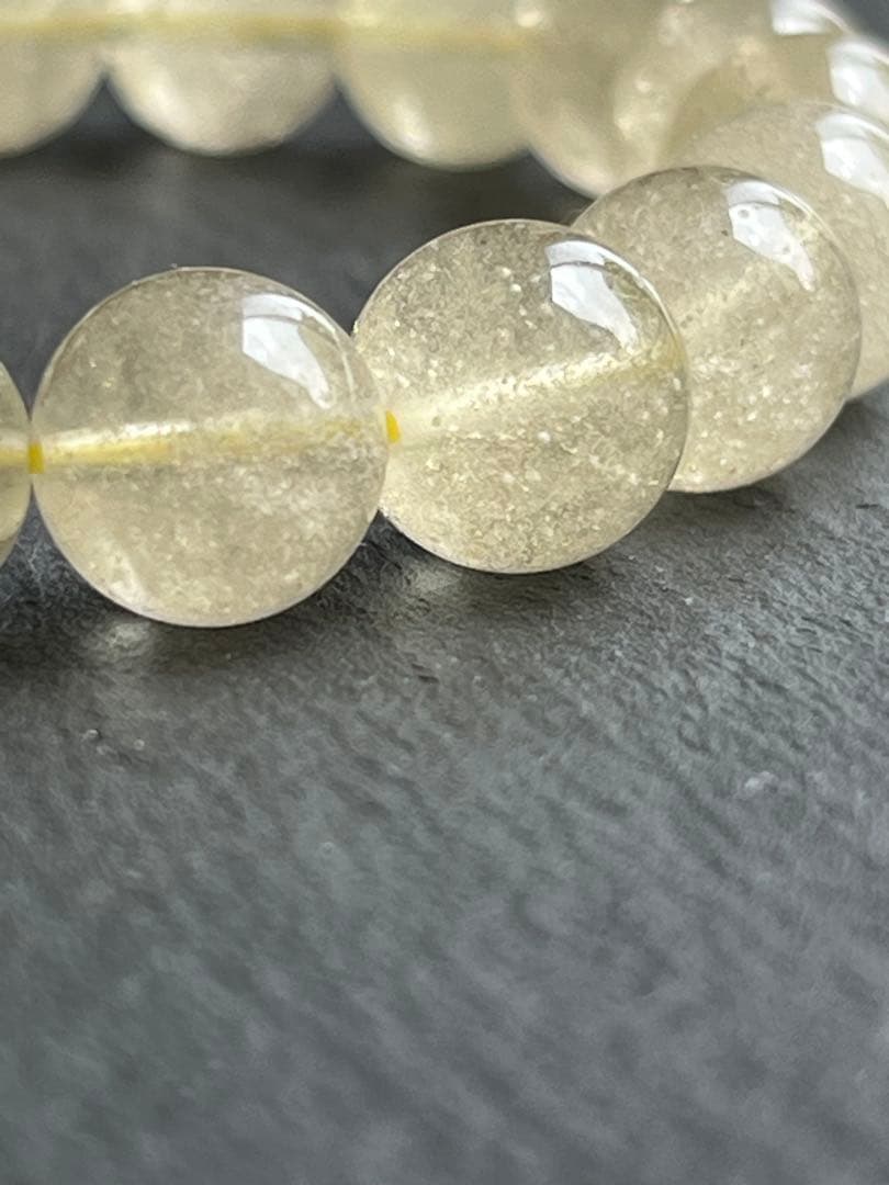 リビアングラス　9.9〜10.1㎜　ブレスレット　B