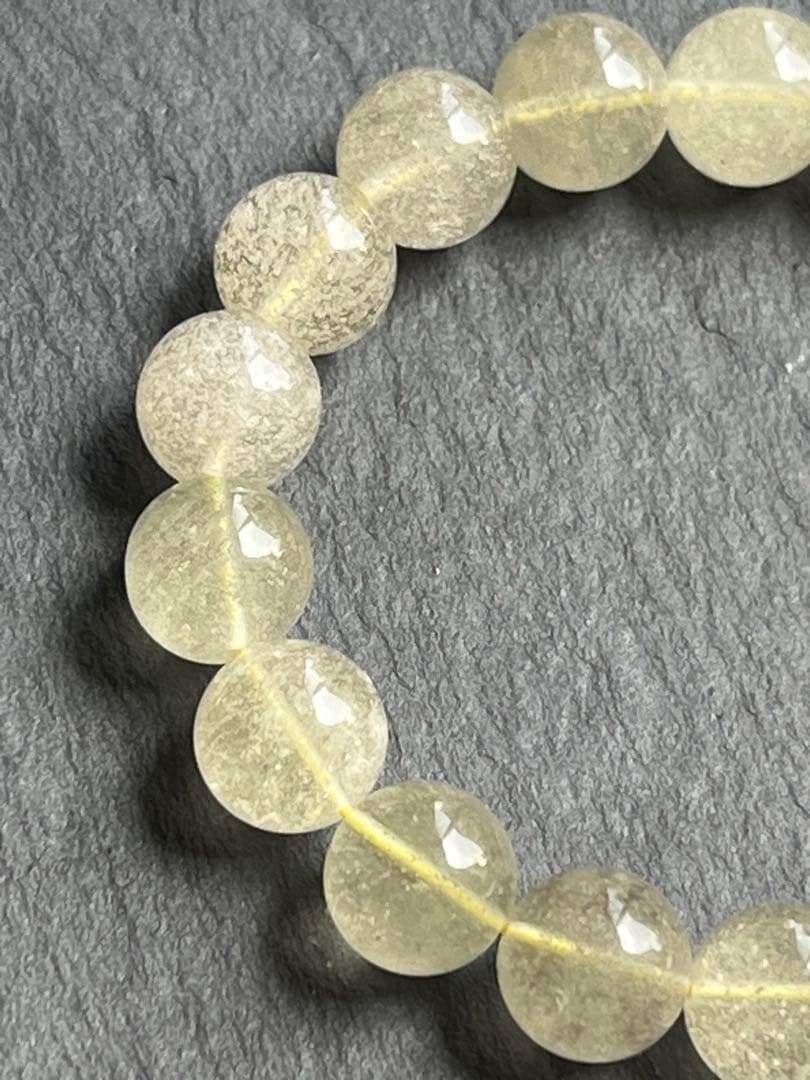 リビアングラス　9.9〜10.1㎜　ブレスレット　B