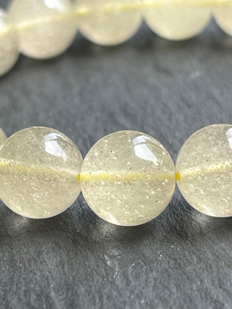 リビアングラス　9.9〜10.1㎜　ブレスレット　B