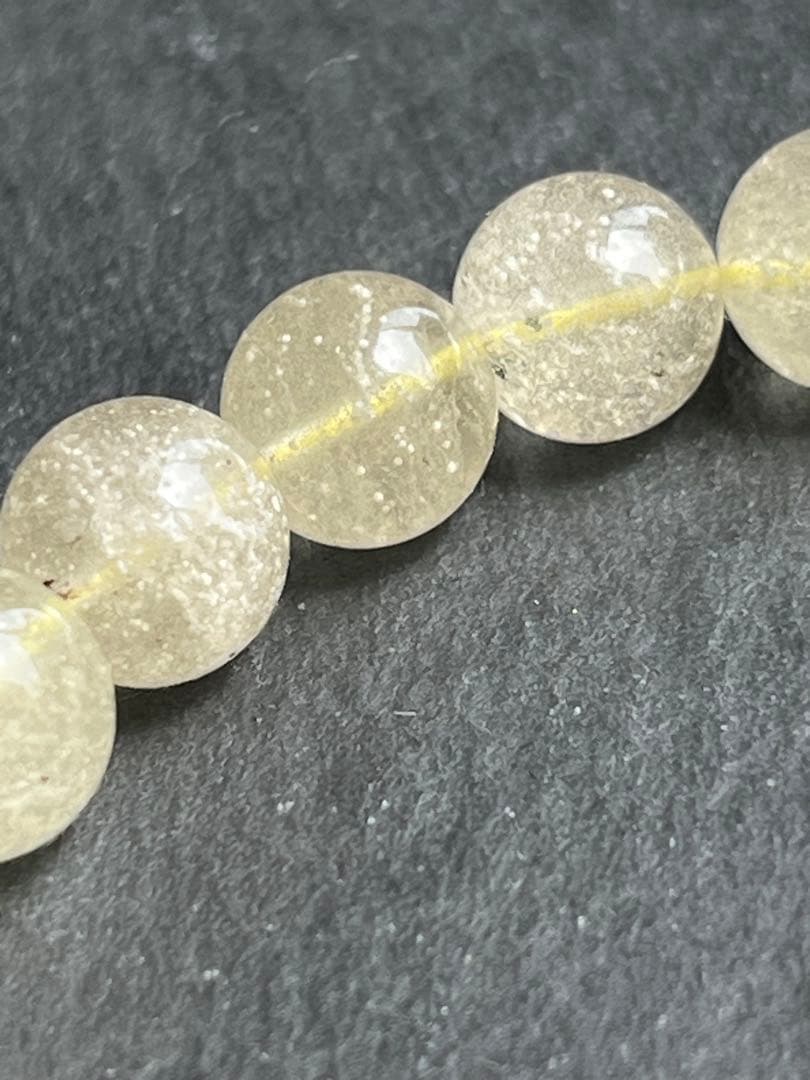 リビアングラス　9.9〜10.1㎜　ブレスレット　B