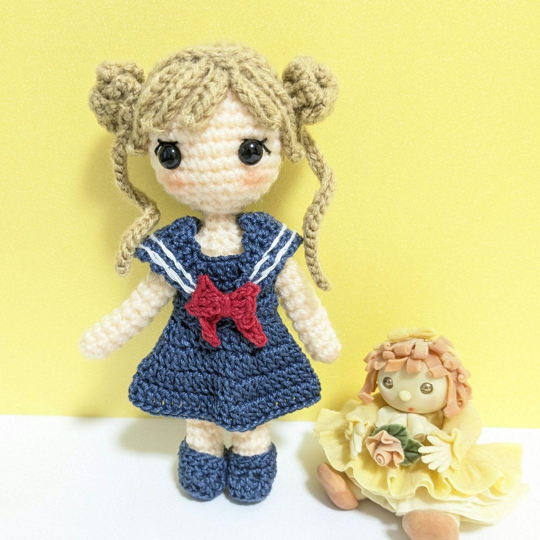 ✿rei 着せ替えあみぐるみ女の子４体