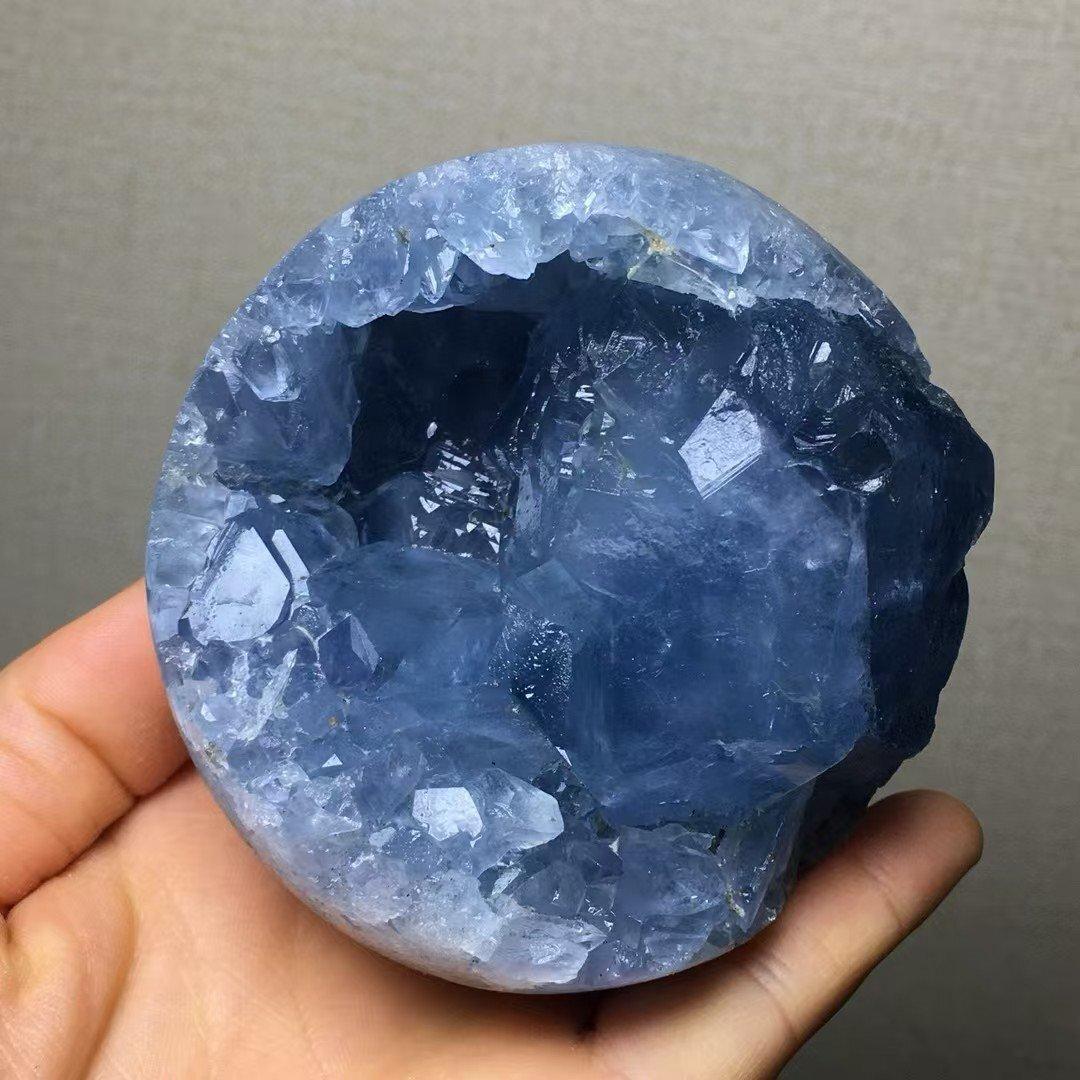 AAAAAAAA級天然セレスタイト原石B1202/YS/L80/229D