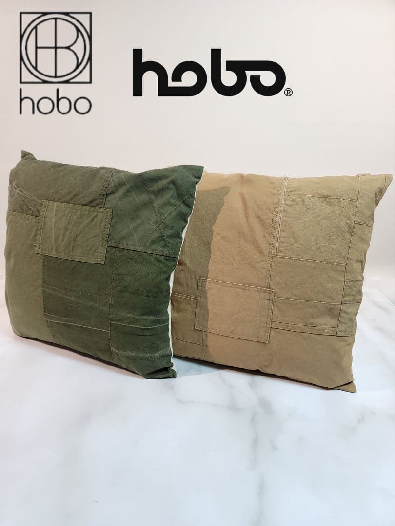 hobo / ARMY CLOTH  PATCHWORK CUSHION /OV