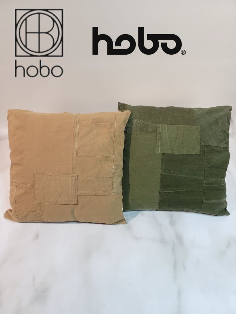 hobo / ARMY CLOTH  PATCHWORK CUSHION /OV