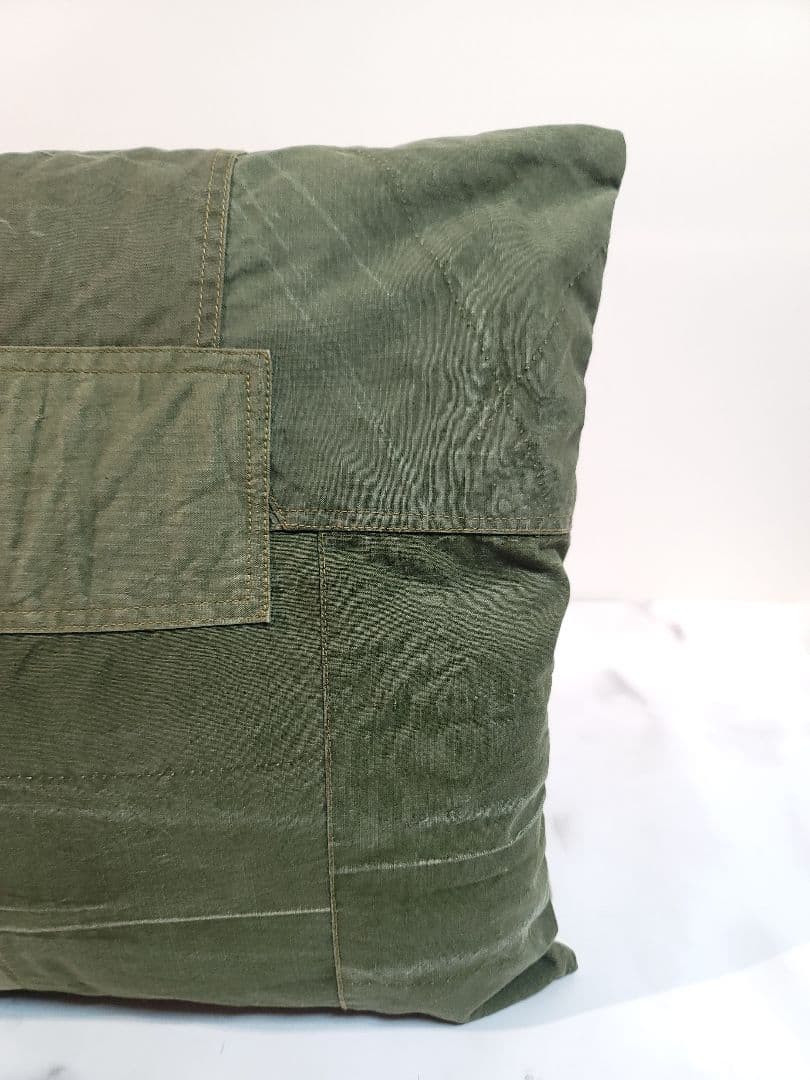 hobo / ARMY CLOTH  PATCHWORK CUSHION /OV