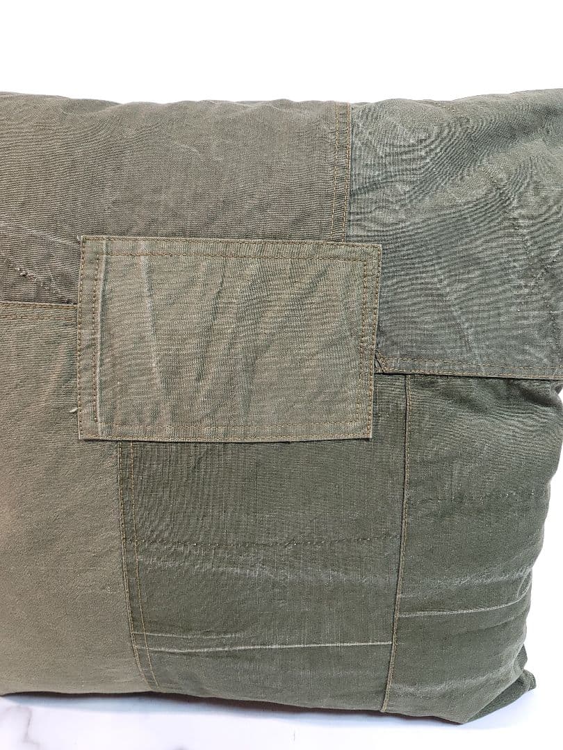 hobo / ARMY CLOTH  PATCHWORK CUSHION /OV