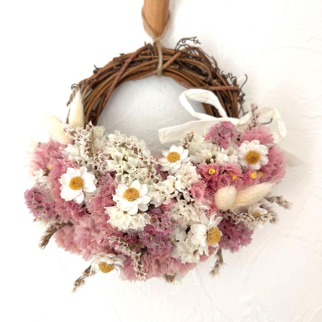 【GW SALE】春の小花ハーフリース* * ラッピング無料 プレゼント 母の日