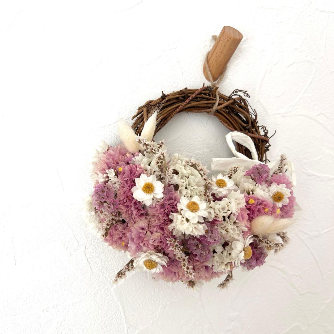 【GW SALE】春の小花ハーフリース* * ラッピング無料 プレゼント 母の日
