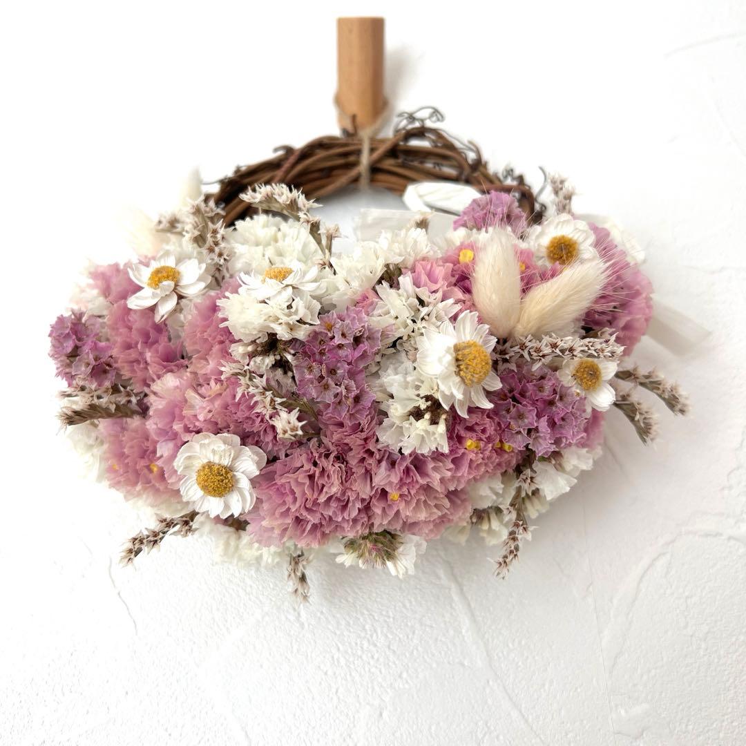 【GW SALE】春の小花ハーフリース* * ラッピング無料 プレゼント 母の日