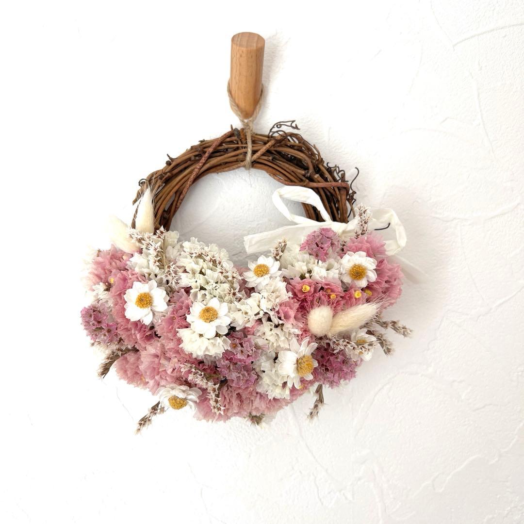 【GW SALE】春の小花ハーフリース* * ラッピング無料 プレゼント 母の日