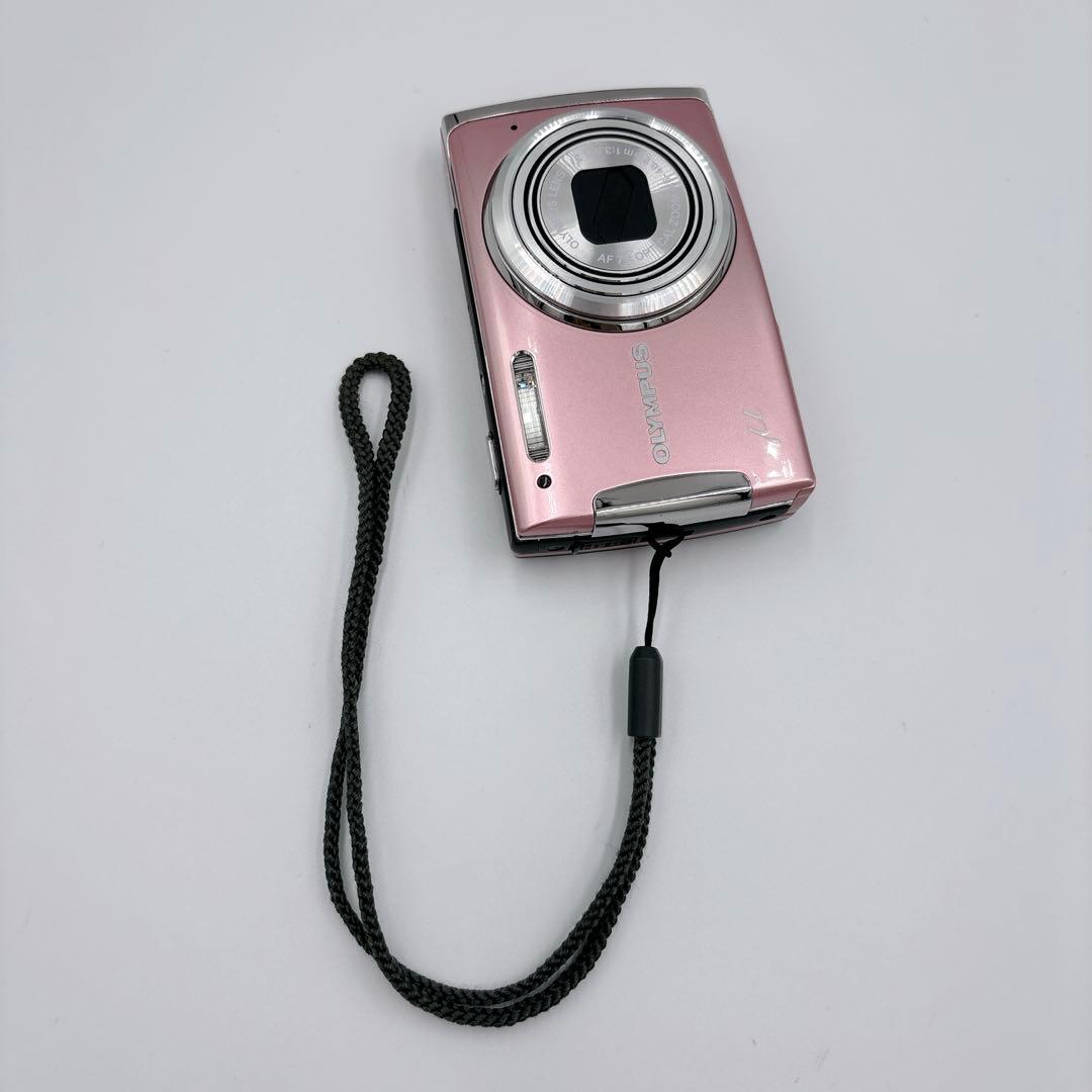【美品】OLYMPUS μ1060 ピンク オールドコンデジ　デジタルカメラ