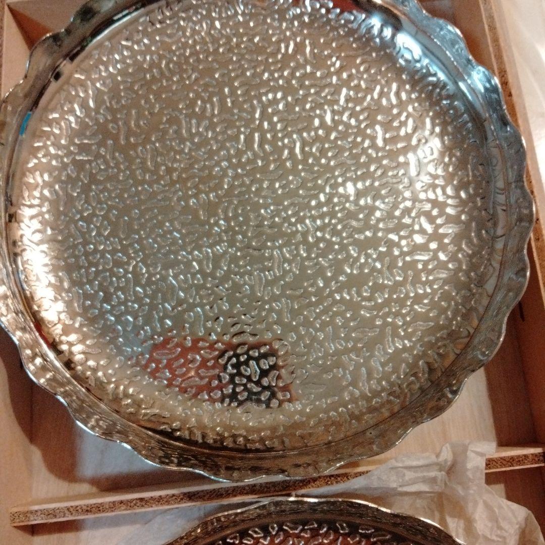 銀食器プレート３枚