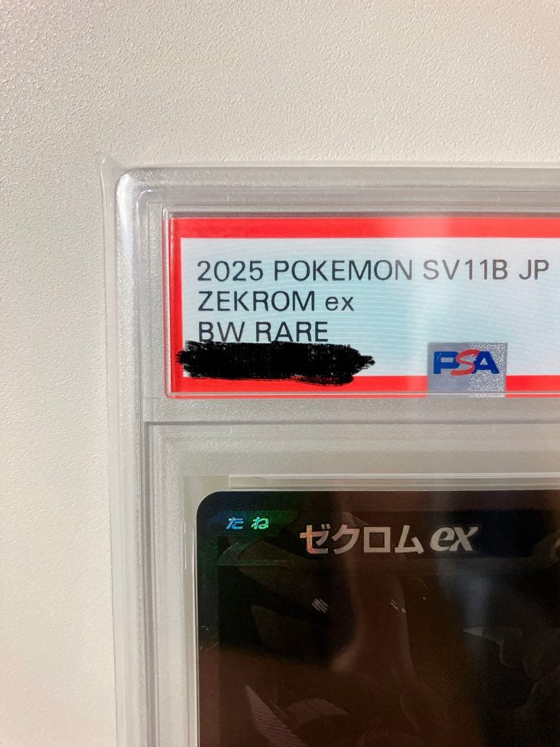 PSA8ゼクロムex BWR ブラックボルト ポケモンカード PSA鑑定