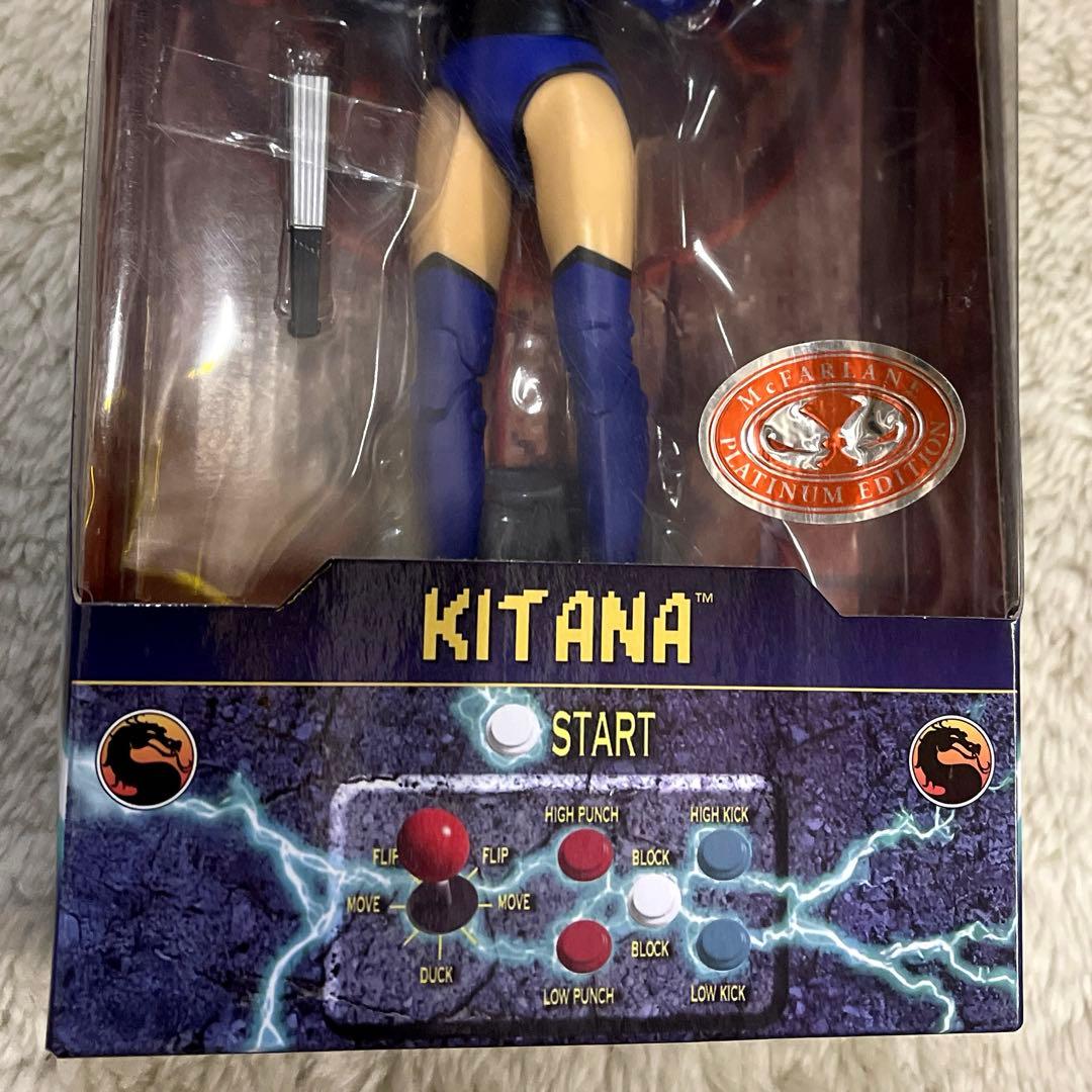 中古希少 モータルコンバット キタナ アクションフィギュア マクファーレントイズ